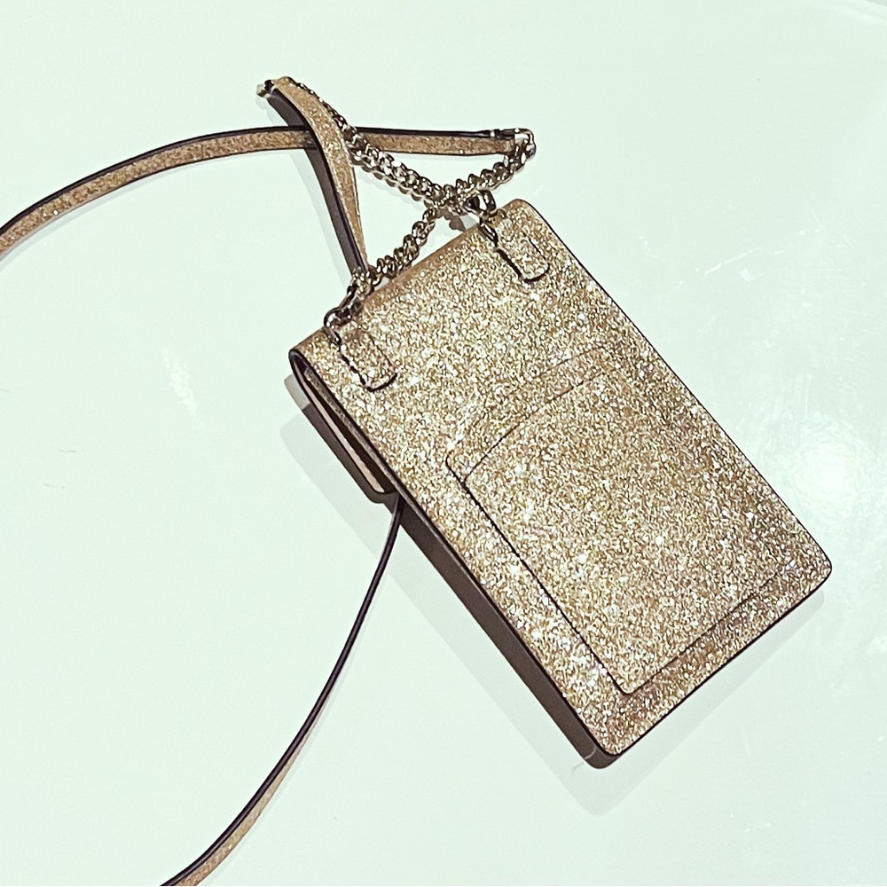 KATE SPADE GOLD GLITTER CROSSBODY (EXCELLENT CONDITION)